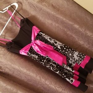 Short printed summer dress